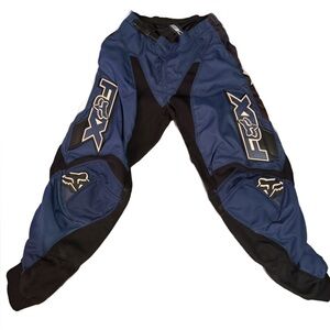 Fox 180 Racing Blue and Black Pants